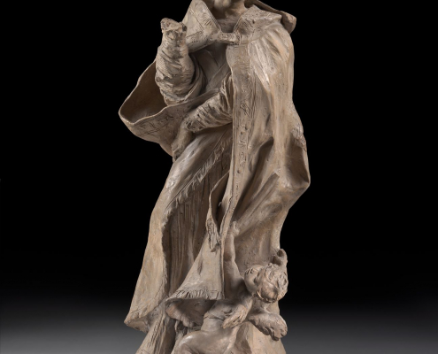 Puget - Modell Statue des Heiligen Alessandro Sauli