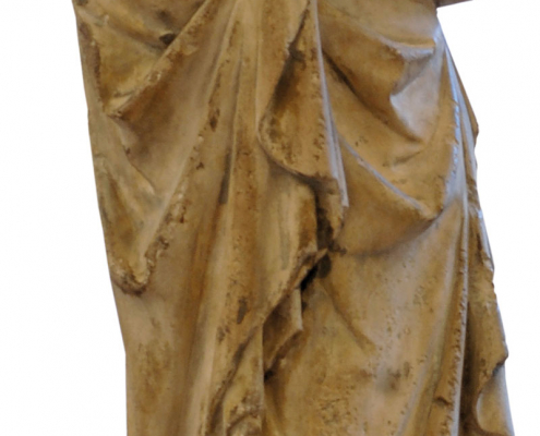 Statue der Königin Johanna I. von Navarra als Stifterin